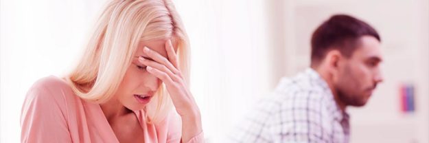 a couple failing to communicate with each other